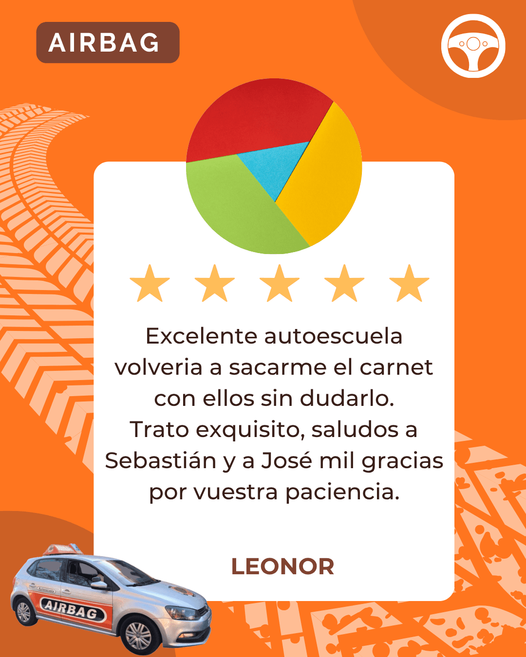 Reseña real de un alumno de Autoescuela Airbag en Google (4)
